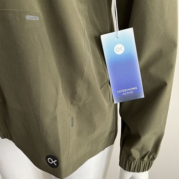 Outerknown Active Windbreaker S Green Agility Packable Hood - Picture 8 of 12